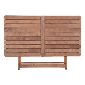 237 000030 2 Dining table Retto set of 5 pieces solid beech wood walnut-light green 120x75x71cm
