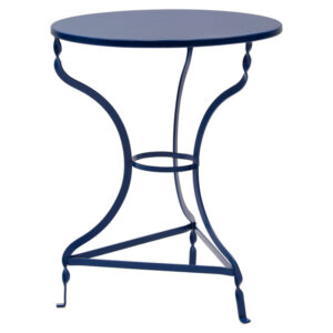 Zappeion Table Noah Argos The Classic metallic blue D58x72cm
