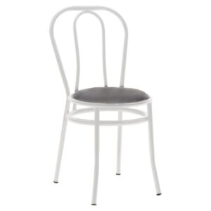 Vienna chair I Argos The Classic pu black-metal white