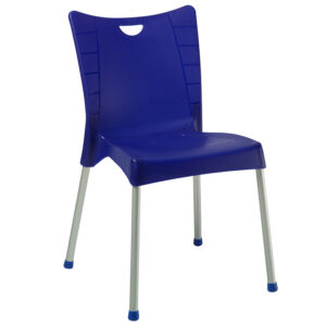 Chair Crafted Argos The Classic PP color dark blue - aluminium leg