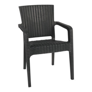 253 000083 1 Dining set Icon-Halcyon Argos The Classic set 3pieces PP dark grey 80x80x74,5cm