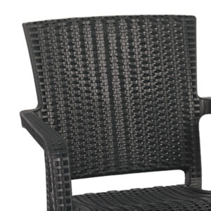 253 000083 2 Dining set Icon-Halcyon Argos The Classic set 3pieces PP dark grey 80x80x74,5cm