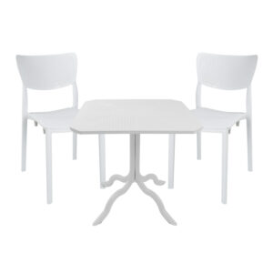 Dining table Icon-Ignite Argos The Classic set of 3 pieces PP in white shade