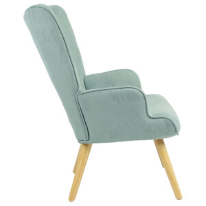 255 000001 3 Armchair Fluffy Argos The Classic fabric bright green-natural 75x69x96cm