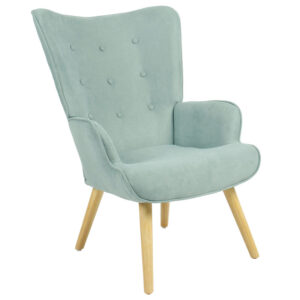 255 000001 Armchair Fluffy Argos The Classic fabric bright green-natural 75x69x96cm