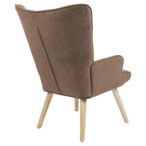 255 000002 2 Armchair Fluffy Argos The Classic fabric brown-natural 75x69x96cm