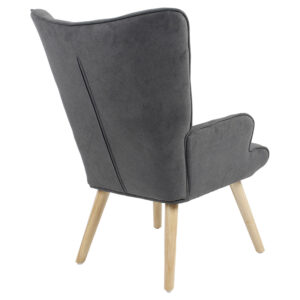 255 000003 2 Armchair Fluffy Argos The Classic fabric anthracite-natural 75x69x96cm