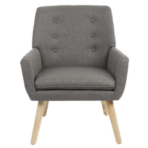 255 000011 3 Armchair Likable Argos The Classic fabric grey natural 67x89x86cm