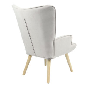 255 000020 2 Armchair Fluffy Argos The Classic fabric light grey-natural leg 75x69x96cm