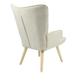 255 000022 2 Armchair Fluffy Argos The Classic beige fabric-natural leg 75x69x96cm