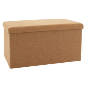 Stool-trunk Greatness Argos The Classic fabric beige 76x38x38cm