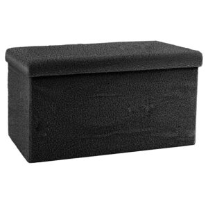 Stool-trunk Forward Argos The Classic bouclé fabric anthracite 76x38x38cm