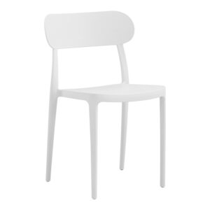 Chair Amvroan Argos The Classic with UV protection white pp 51x49x79.5cm