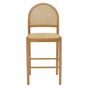 263 000011 3 Bar stool Alessia Argos The Classic natural rattan-beech wood-natural seat 42x41x100cm