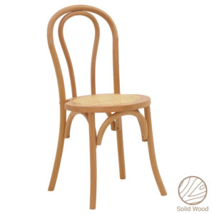 263 000017 Vienna stackable chair Azhel Argos The Classic natural beech wood-seat natural rattan 41x50x89cm