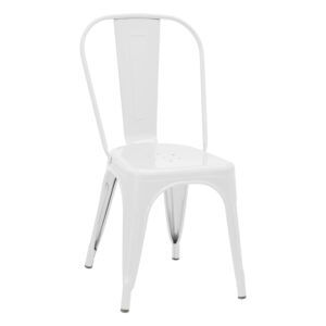 Chair Utopia Argos The Classic metal white 44x44x85cm