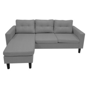 272 000001 1 Reversible corner sofa Maneli Argos The Classic fabric anthracite 196x138/77x82cm
