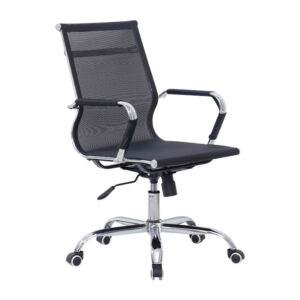 277 000005 Office chair Noctis Argos The Classic black mesh fabric 55.5x48x92cm