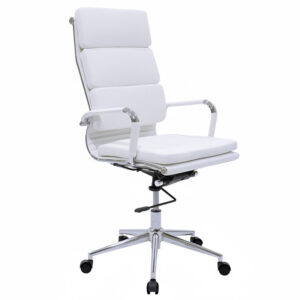 Manager office chair Tokyo Argos The Classic with white pu 55.5x52x108cm