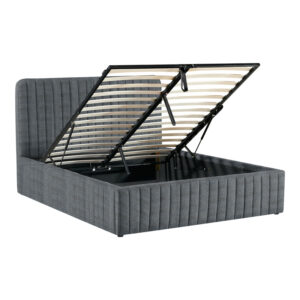 279 000001 2 Double bed Zilin Argos The Classic charcoal fabric With storage space 160x200cm
