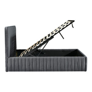 279 000001 3 Double bed Zilin Argos The Classic charcoal fabric With storage space 160x200cm