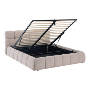 279 000018 3 Bed Jeby Argos The Classic cream fabric with storage space 160x200cm