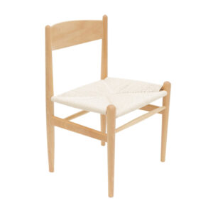 Conan chair Argos The Classic natural beech wood-seat natural rope 52x46x78cm