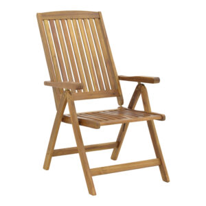 5-seat armchair Zerco Argos The Classic folding acacia wood natural 61x65x110cm