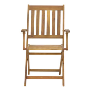282 000014 3 Mobie Argos The Classic folding armchair natural acacia wood 56x61x89cm