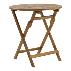 282 000050 1 Dining table Mobie-Carpuva Argos The Classic set of 3 folding natural solid acacia wood D70x74cm