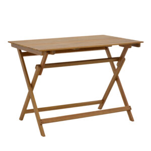 282 000054 1 Dining room Bistrual-Jaybo Argos The Classic set of 5 folding natural solid acacia wood 100x65x72cm