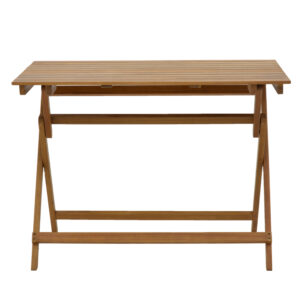 282 000054 2 Dining room Bistrual-Jaybo Argos The Classic set of 5 folding natural solid acacia wood 100x65x72cm