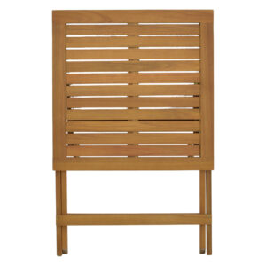 282 000057 3 Dining room Bistrual-Perdu Argos The Classic set of 3 folding natural solid acacia wood 60x60x72cm