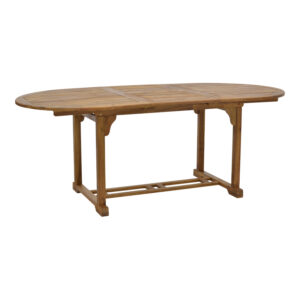 282 000060 1 Dining room Bistrual-Sopho Argos The Classic set of 5 expandable natural solid acacia wood 200/150x100x75cm