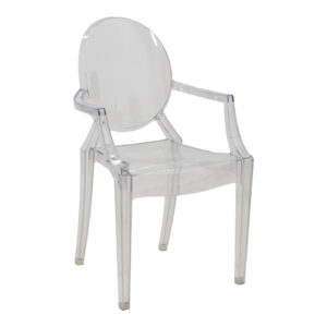 Chair Narova Argos The Classic PC clear 43x48x92cm
