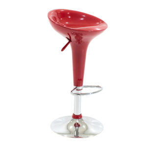 Bar stool Felice Argos The Classic height adjustable red-chrome base 40x43x84cm