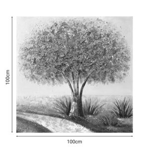 296 000013 1 Canvas wall art Forestree I 3D Argos The Classic 100x3x100cm
