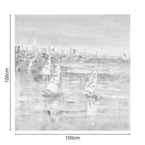 296 000016 1 Canvas wall art Watery Argos The Classic 100x3x100cm