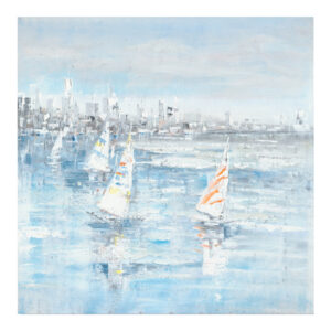 296 000016 Canvas wall art Watery Argos The Classic 100x3x100cm