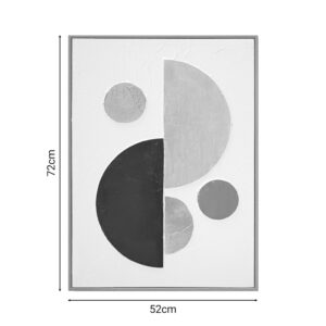 296 000029 1 Canvas wall art Geometric I 3D Argos The Classic 52x4.5x72cm