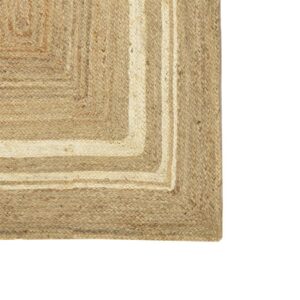 302 000009 1 Carpet Mazir Argos The Classic beige-ecru jute 120x180x1cm