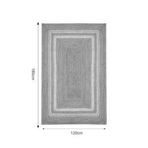 302 000009 2 Carpet Mazir Argos The Classic beige-ecru jute 120x180x1cm