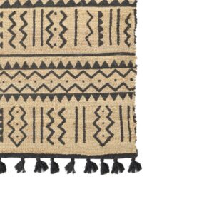 302 000011 1 Carpet Utrion Argos The Classic natural-black jute-cotton 120x180x1cm