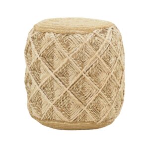 Stool Yton Argos The Classic beige 100% jute 40x40x40cm