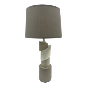 Table lamp Frant Argos The Classic E27 brown ceramic-metal D28x54cm