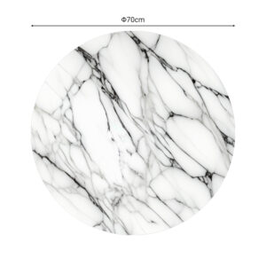 310 000002 1 Table surface Kailo Argos The Classic t.Werzalit marble look D70cm