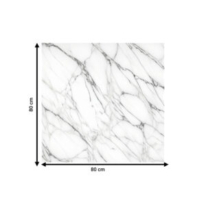 310 000004 1 Table surface Kailo Argos The Classic t.Werzalit marble look 80x80cm