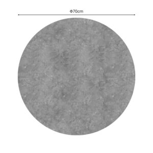 310 000011 1 Table surface Fenzo Argos The Classic t.Werzalit grey marble D70cm