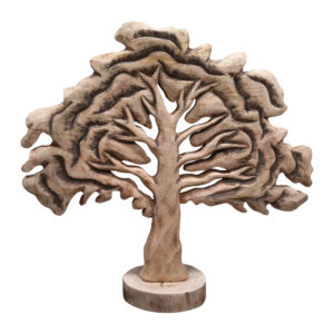 Table decoration tree Natrem Argos The Classic natural mango wood 45x11x43cm