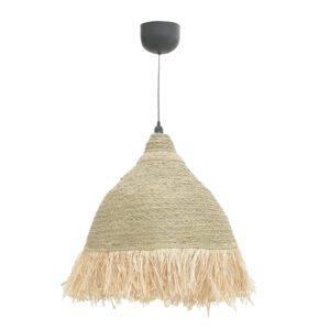 Boher Argos The Classic seagrass ceiling light in a natural shade Φ60x99cm